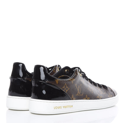Louis Vuitton Patent Monogram Frontrow Sneakers 36.5 4 of 10
