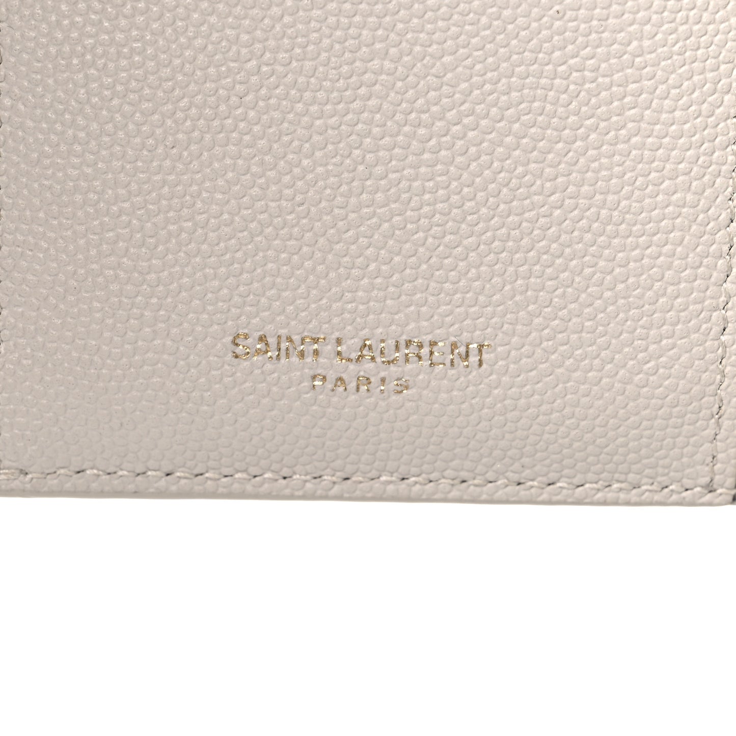 Grain De Poudre Monogram Uptown Compact Wallet Blanc Vintage