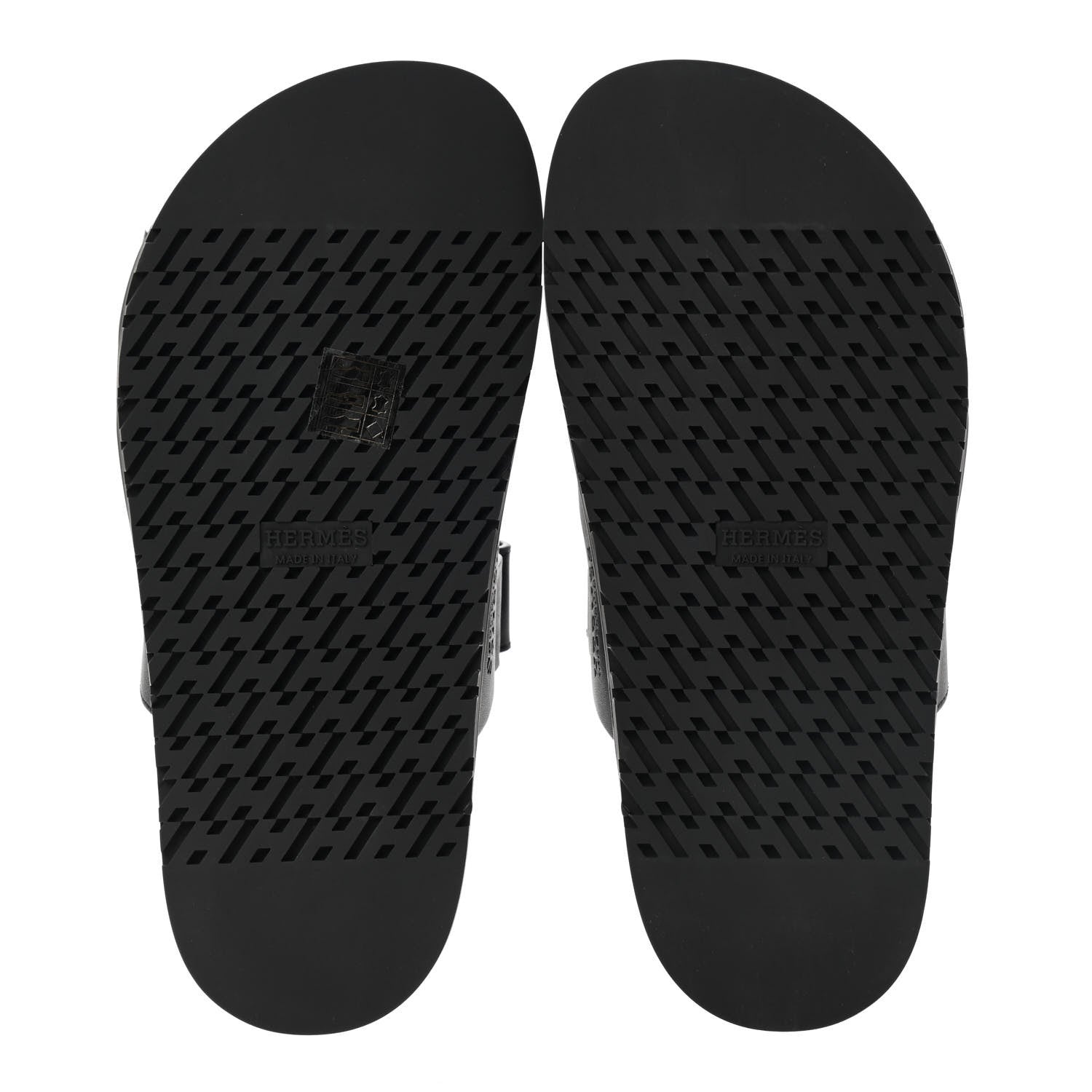 Hermes Calfskin Womens Chypre Sandals 36 Black 5 of 9