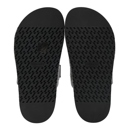 Hermes Calfskin Womens Chypre Sandals 36 Black 5 of 9