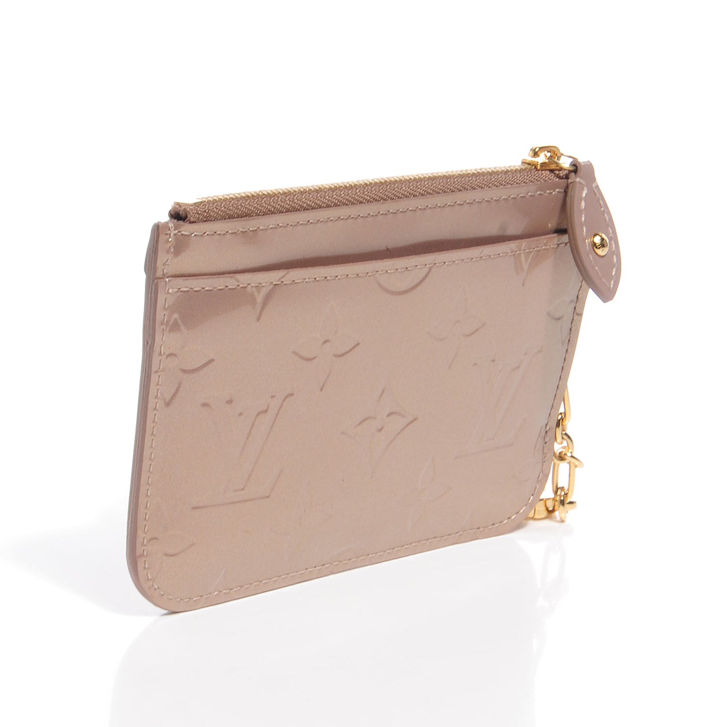 Vernis Key Pouch Beige Poudre