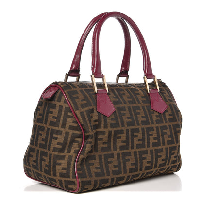 Fendi Zucca Medium Chef Boston Fuchsia 3 of 8