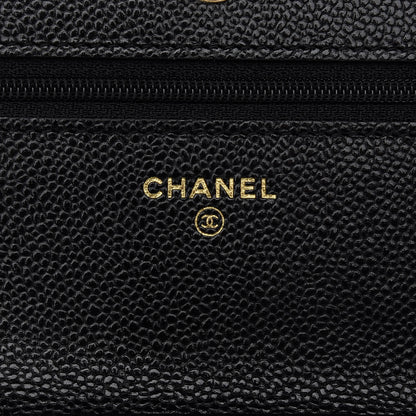 Chanel Caviar Quilted Miss Coco Wallet On Chain WOC Black 6 of 9