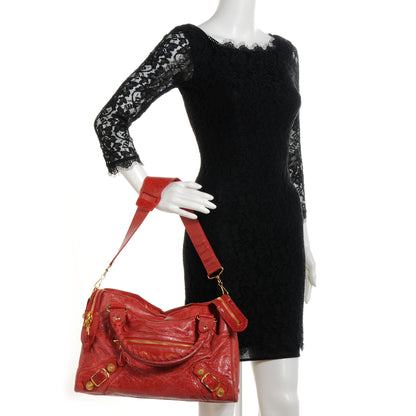 Balenciaga Chevre Giant 21 Gold Hardware City Vermillion 2 of 13
