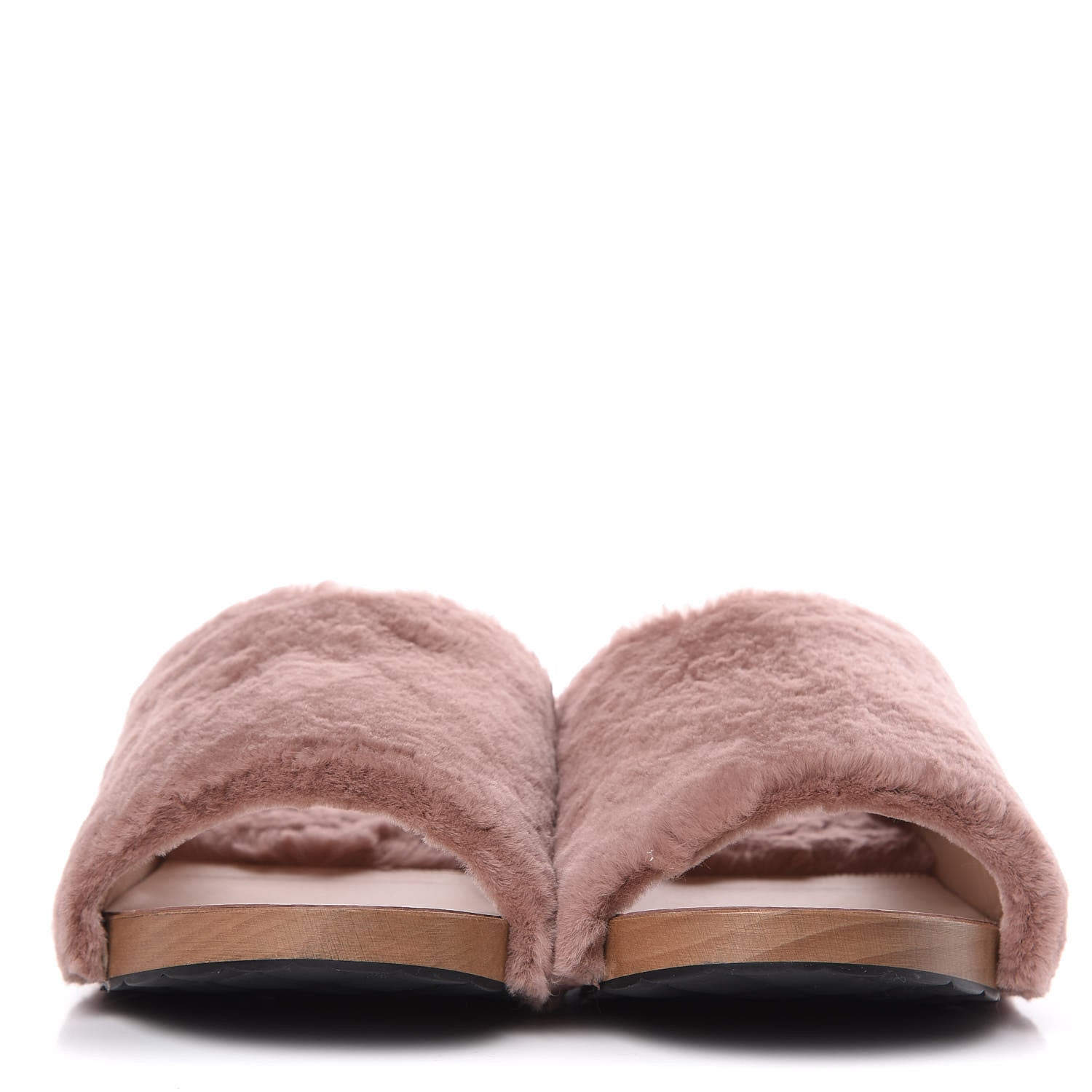 Chanel Orylag Fur Flat Sandals 41 Light Pink 2 of 8
