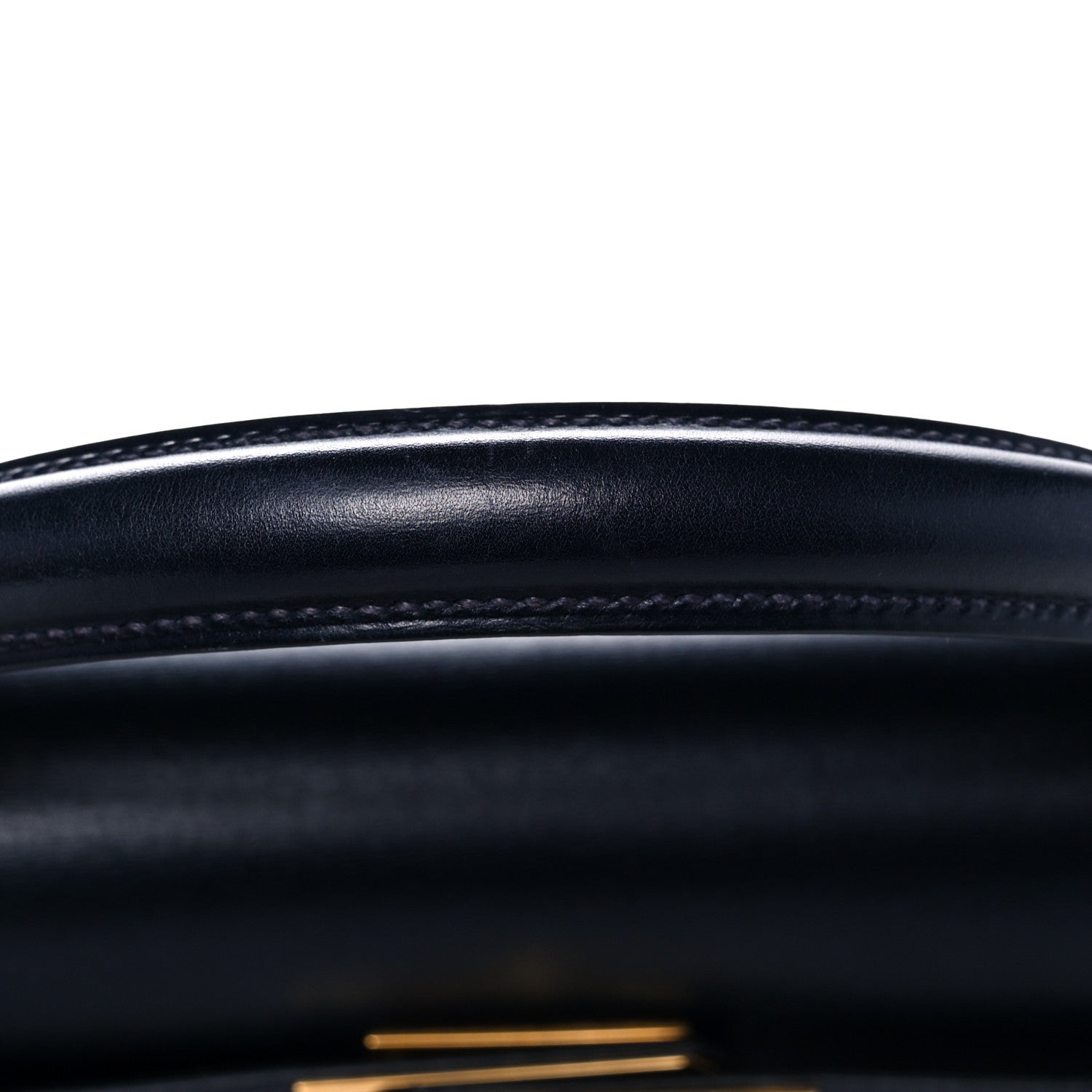 Hermes Box Kelly Sellier 32 Bleu Marine 31 of 34