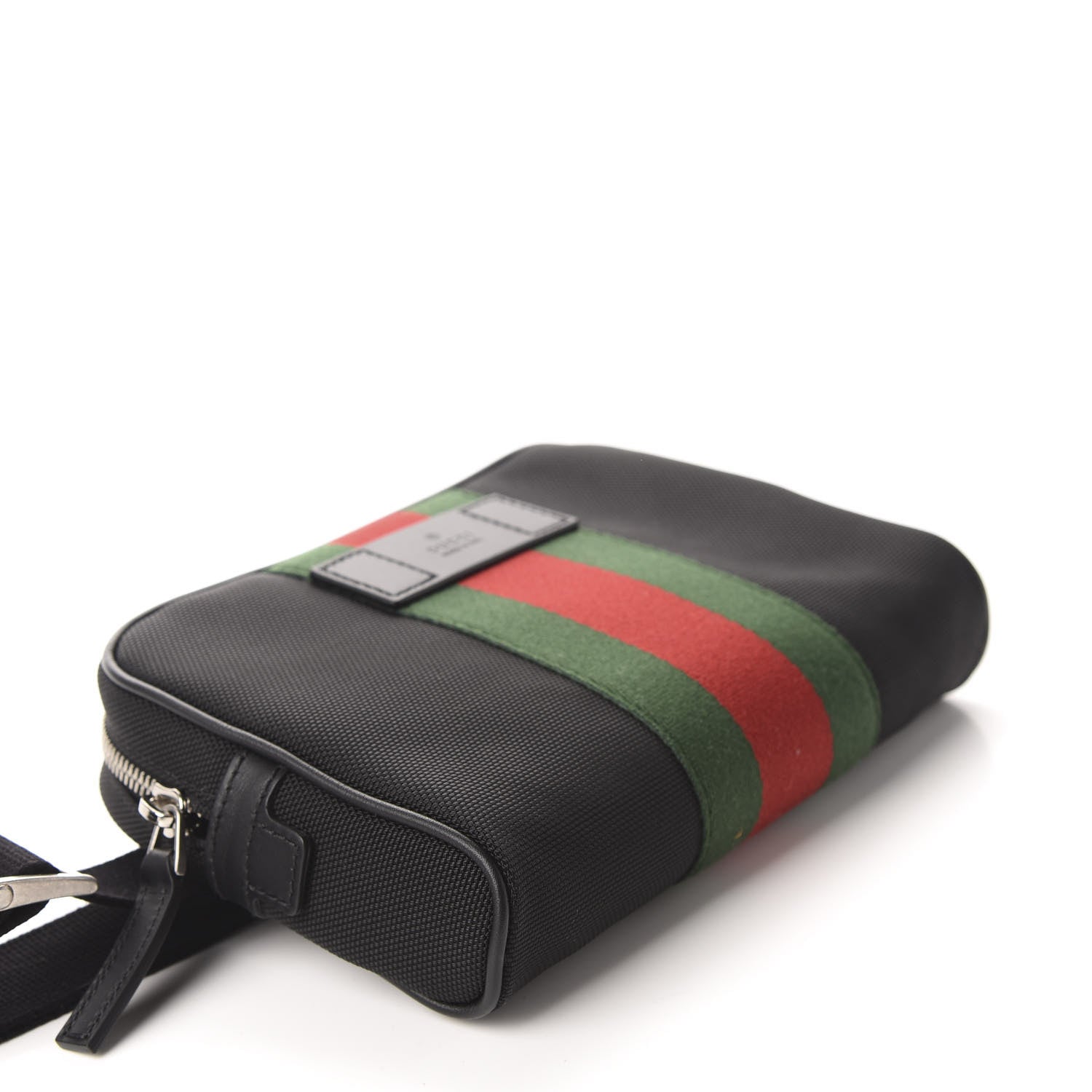 Gucci Canvas Web Slim Belt Bag Black 4 of 10