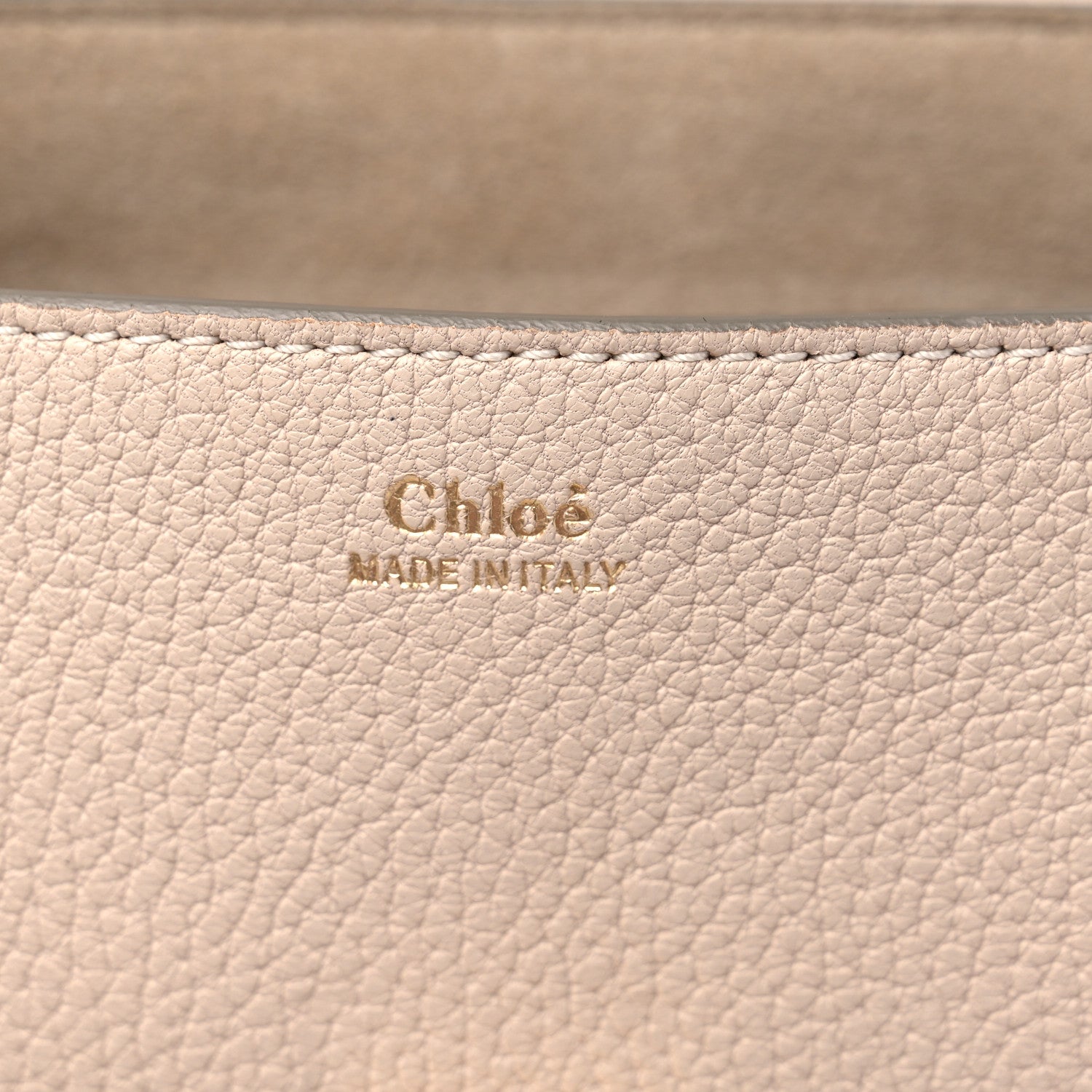 Chloe Grained Lambskin Drew Shoulder Bag Cement Pink 6 of 8