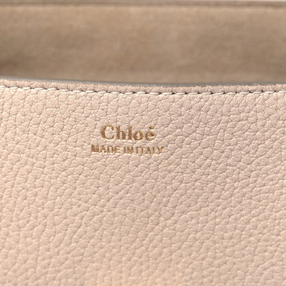 Chloe Grained Lambskin Drew Shoulder Bag Cement Pink 6 of 8