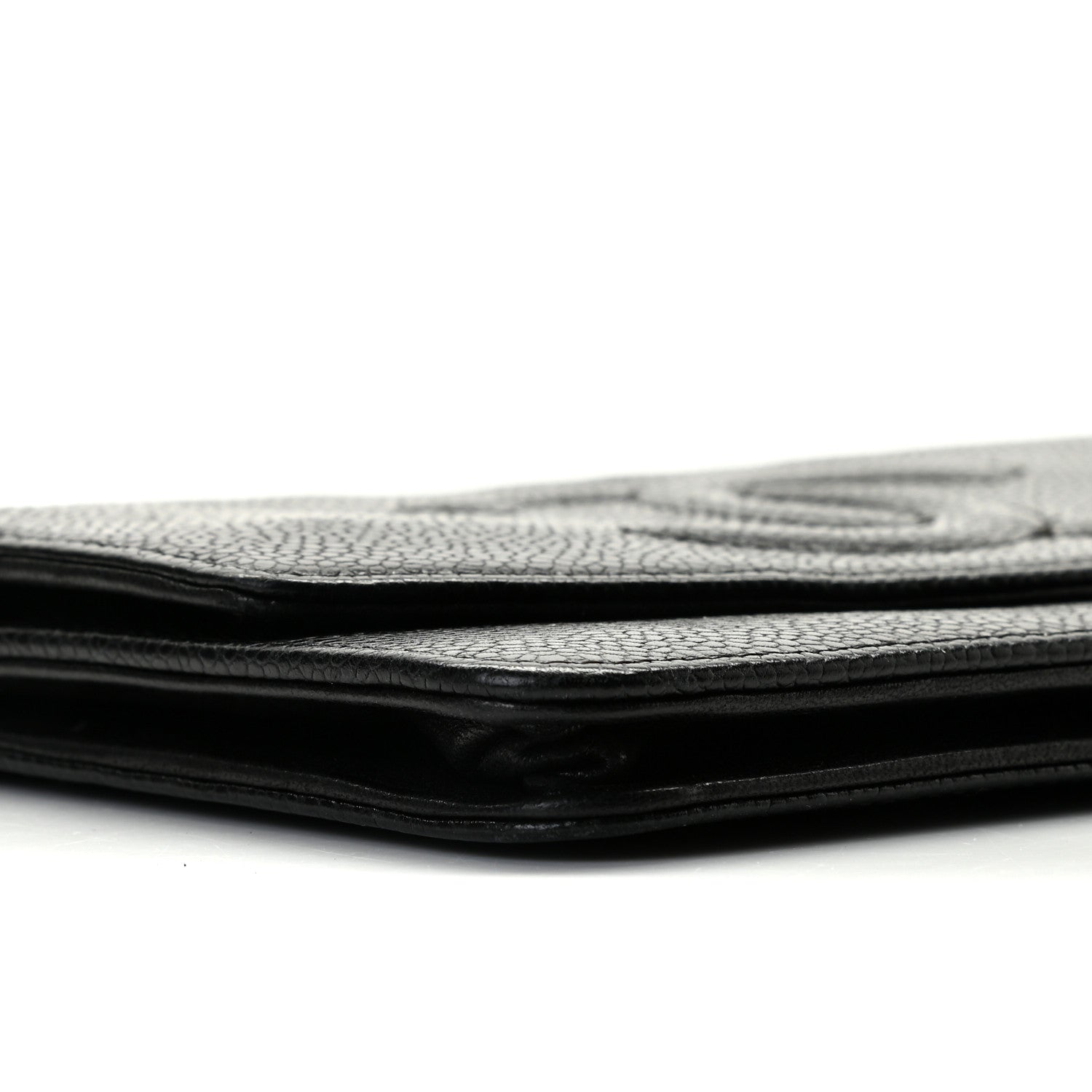 Chanel Caviar Timeless CC Wallet On Chain WOC Black 11 of 12