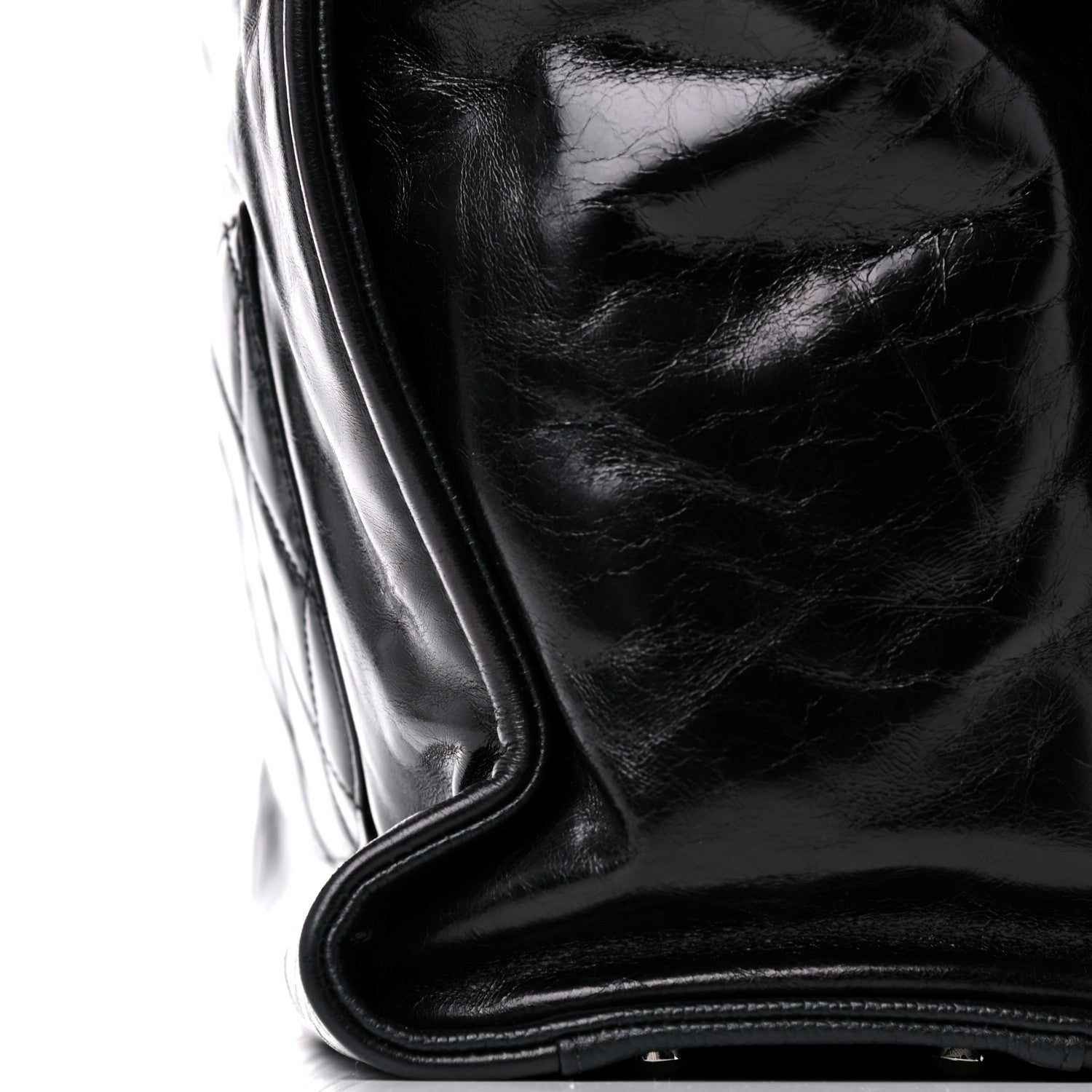Chanel Glazed Calfskin Small Deauville Tote Black 13 of 21