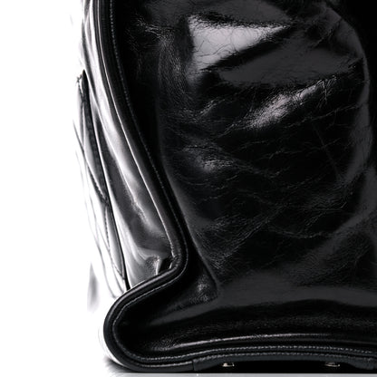 Chanel Glazed Calfskin Small Deauville Tote Black 13 of 21