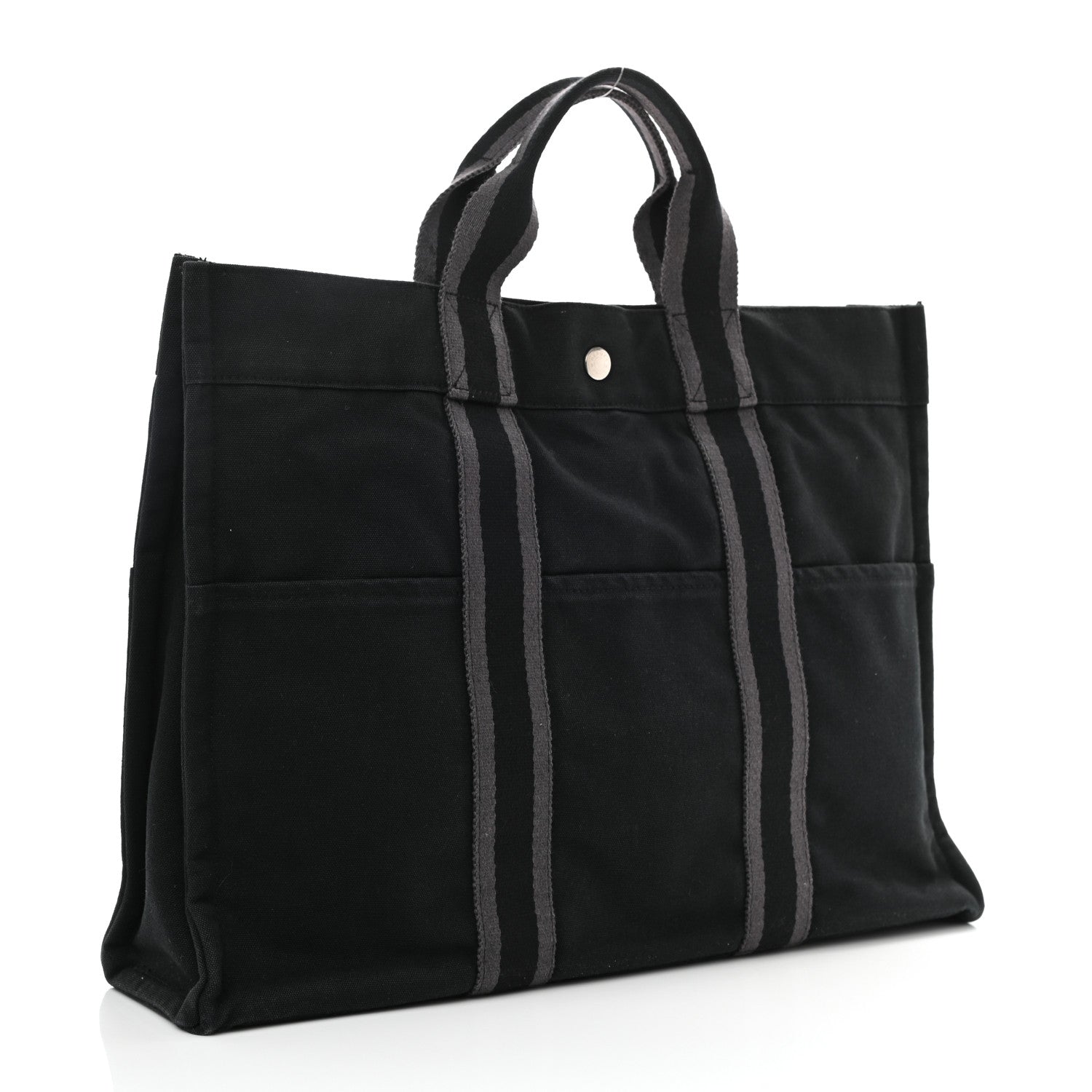 Hermes Canvas Fourre Tout MM Black 3 of 14