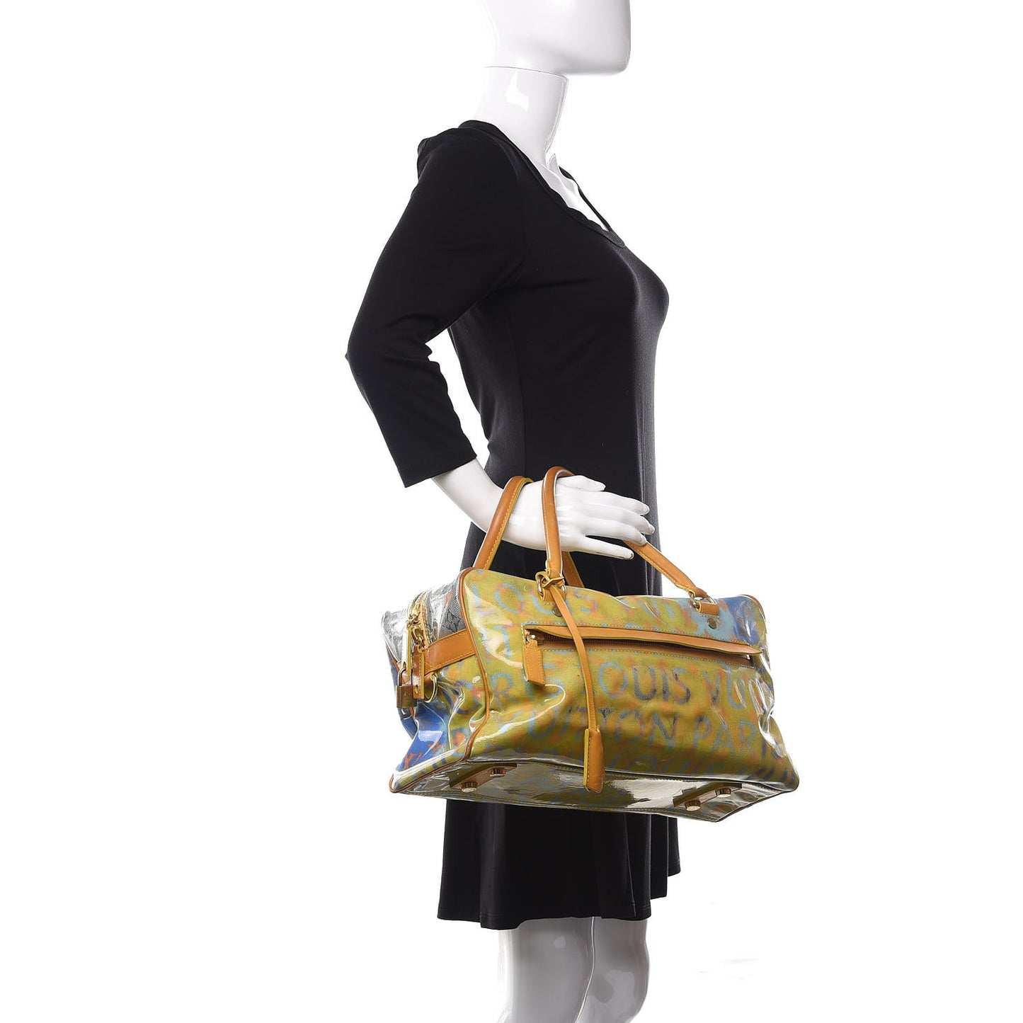 Monogram Pulp Defile Weekender PM Yellow