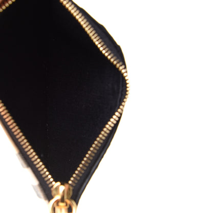 Burberry Vintage Check Calfskin Coin Case Card Holder Black 5 of 6