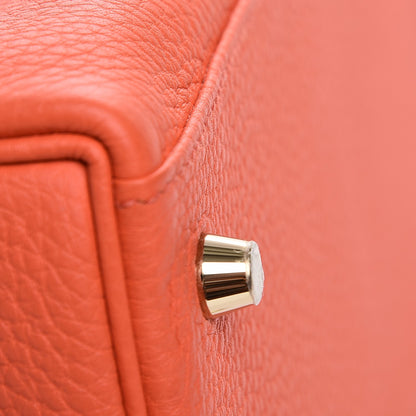 Hermes Togo Kelly Retourne 28 Orange Poppy 16 of 31