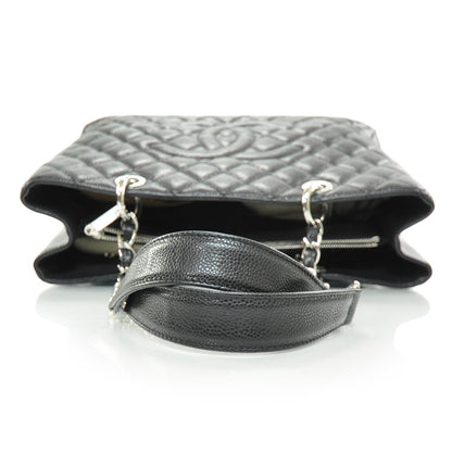 Chanel Caviar Quilted Grand Shopping Tote GST Black 6 of 10