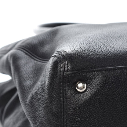 Chanel Calfskin Cerf Executive Shopper Tote Black 12 of 19