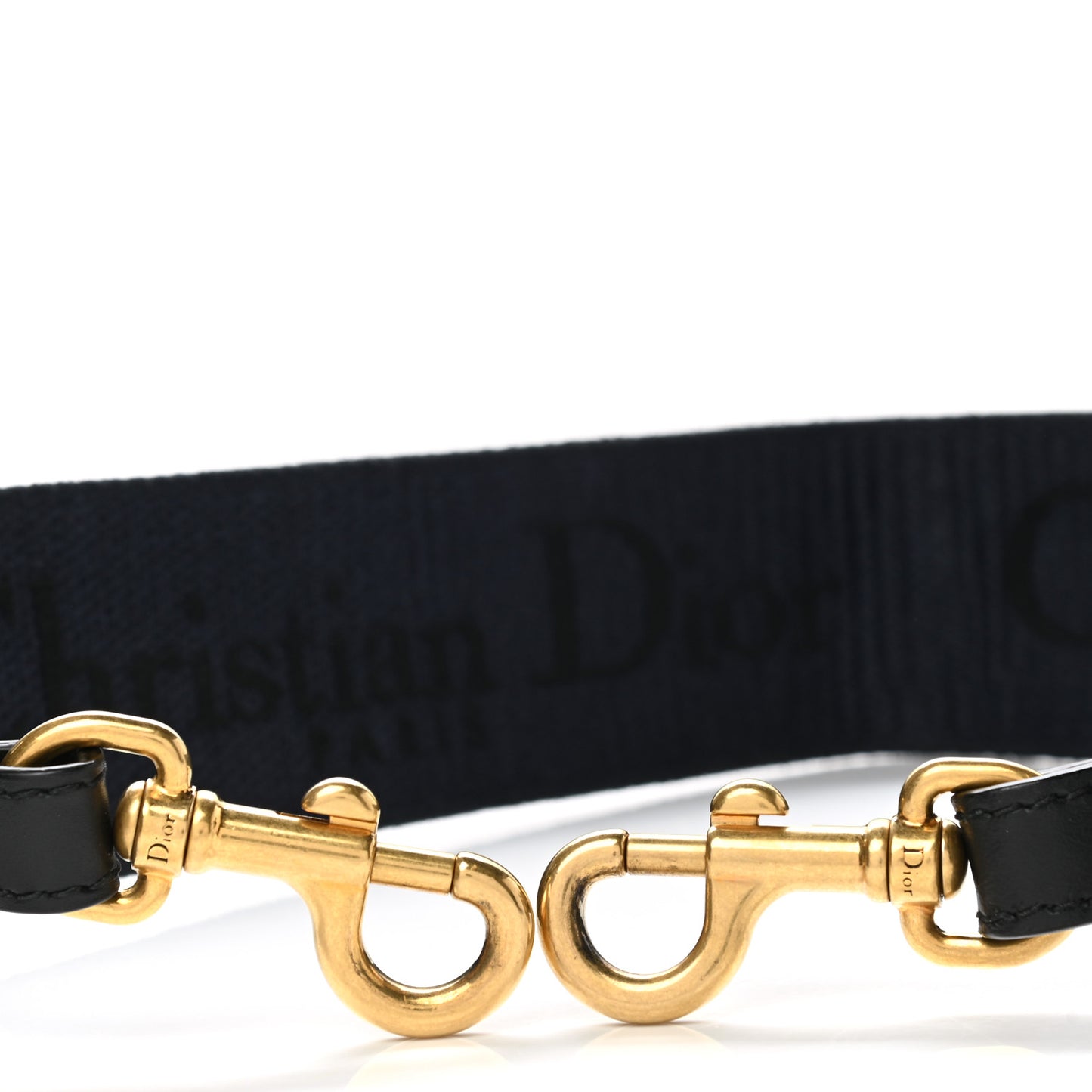 Canvas Embroidered Shoulder Strap Denim Blue