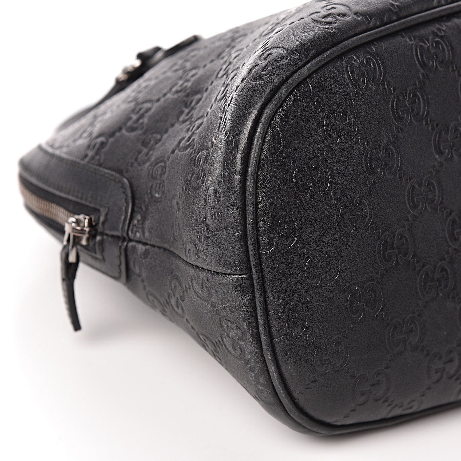 Gucci Guccissima Medium Dome Bag Black 9 of 14