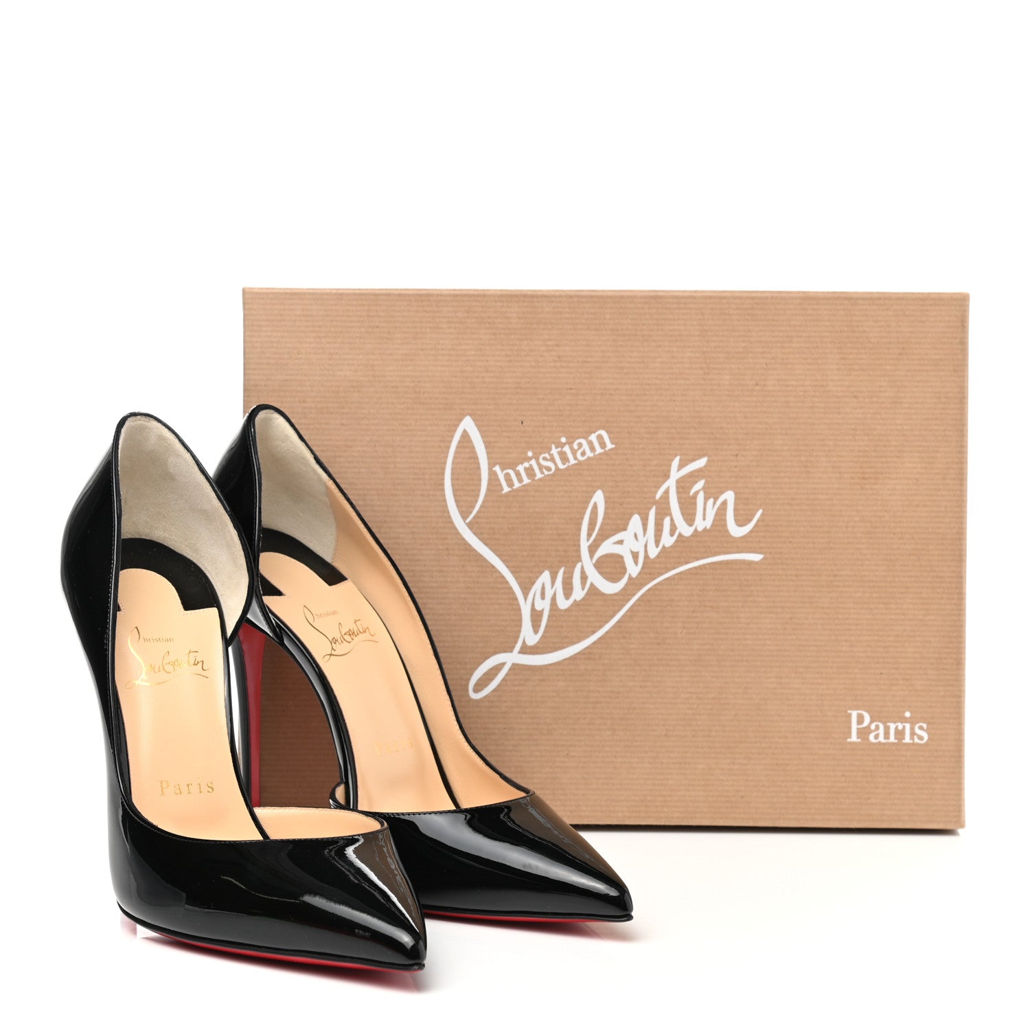 Christian Louboutin Patent Iriza 100 Pumps 39 Black 9 of 9