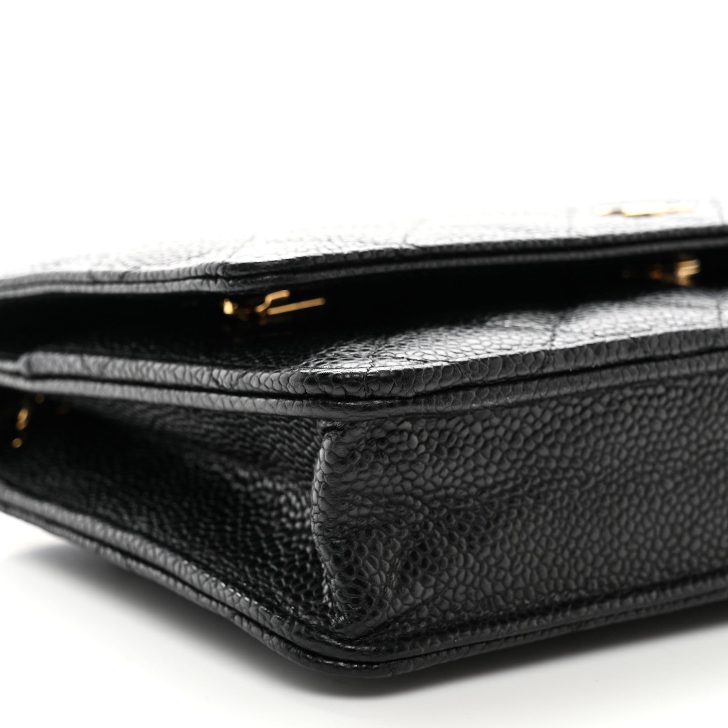 Chanel Caviar Quilted Wallet on Chain WOC Black 10 of 11