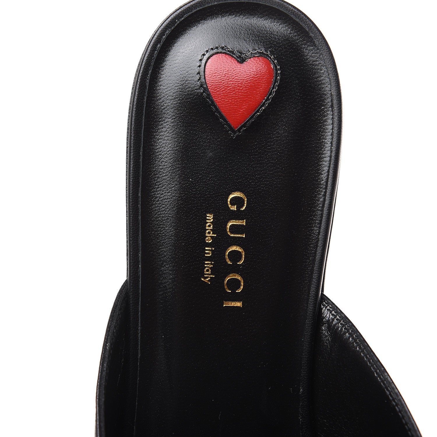 Gucci Malaga Kid Horsebit Slide Sandals 39 Black 8 of 9
