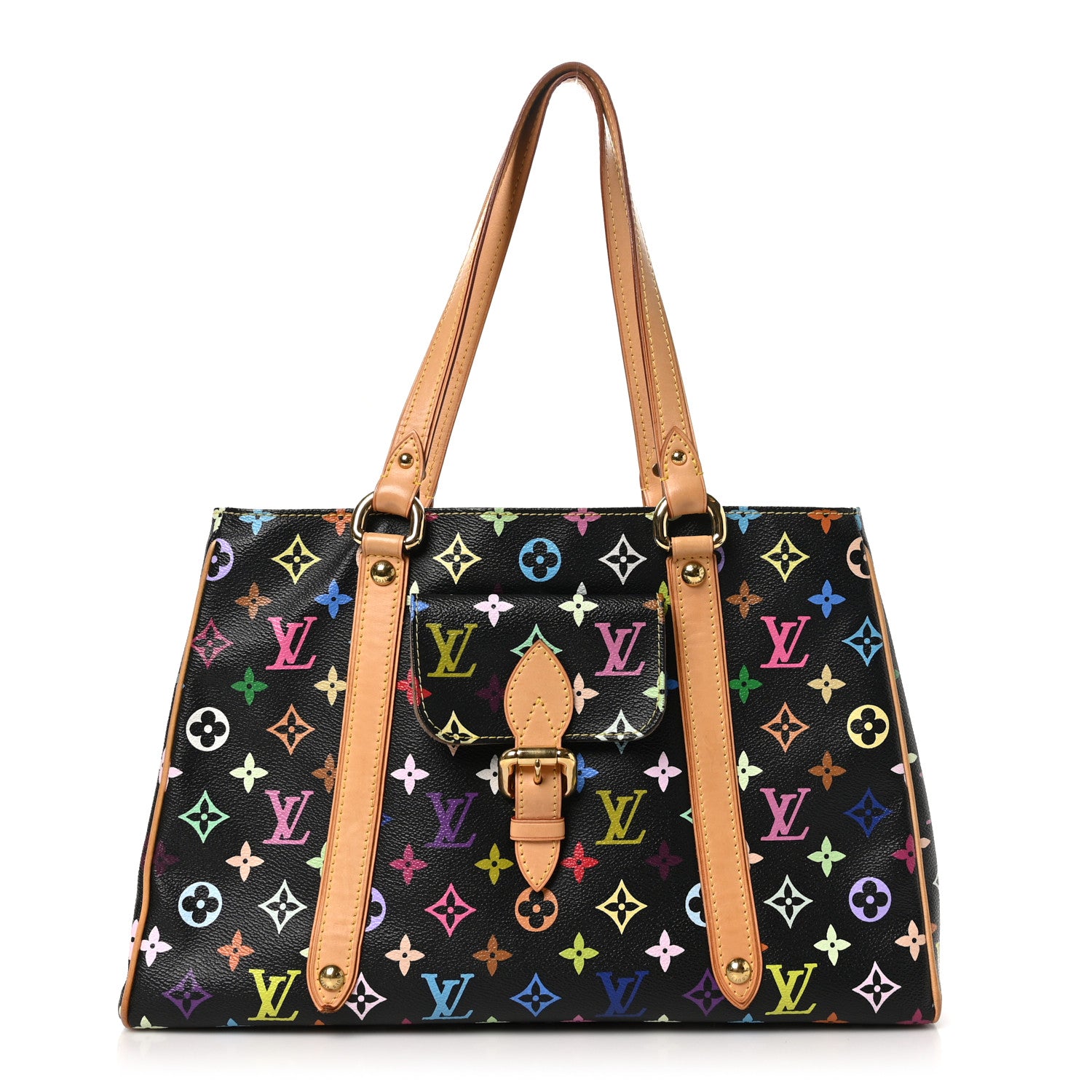 Louis Vuitton Monogram Multicolor Aurelia MM Black 1 of 11