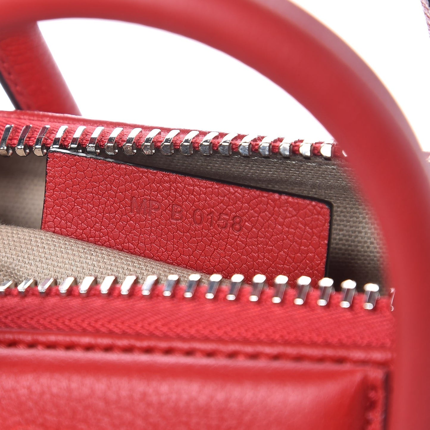 Sugar Goatskin Mini Antigona Red