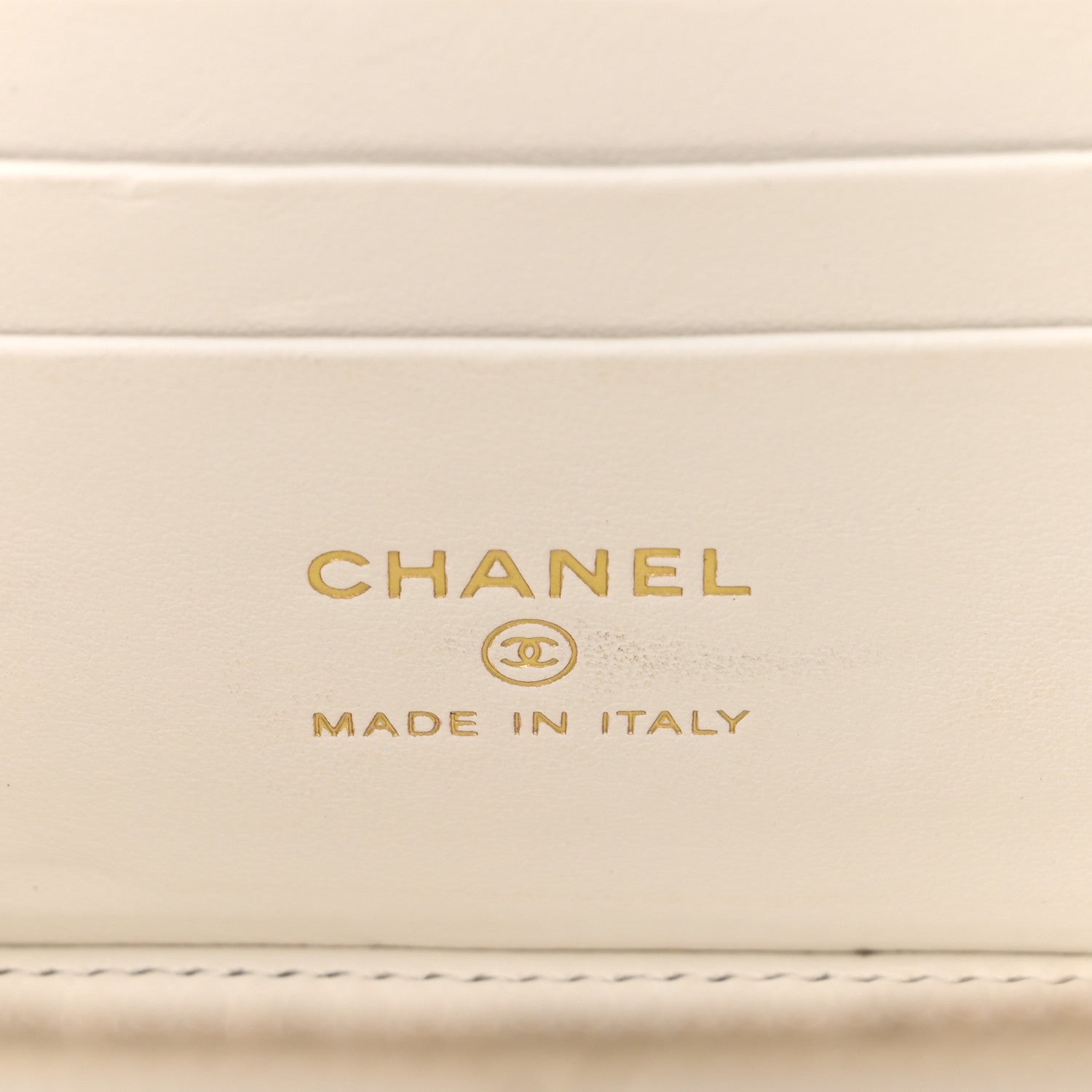 Chanel Caviar Quilted Small Vanity Case With Chain White 7 of 15