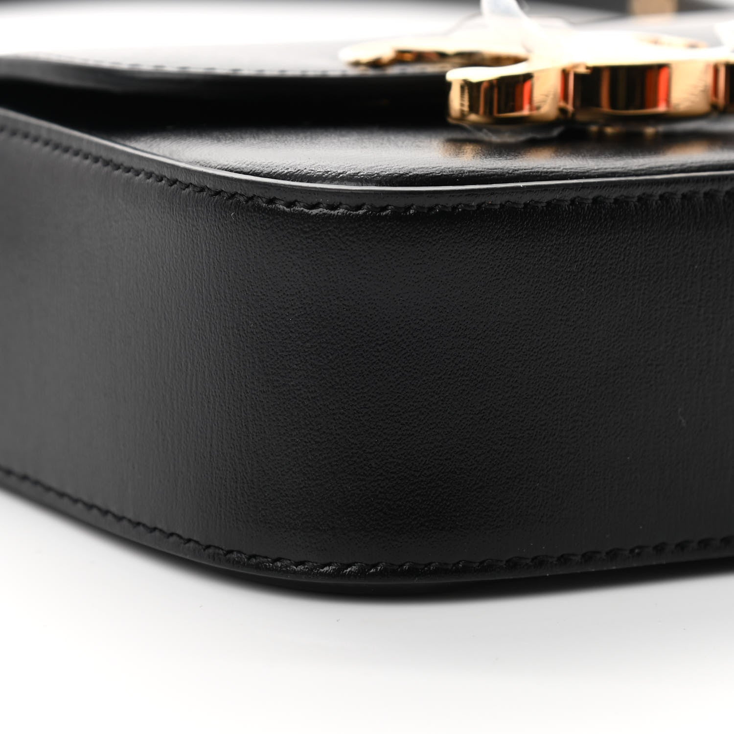 Celine Shiny Calfskin Mini Triomphe Black 9 of 12