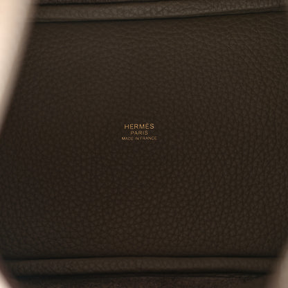 Hermes Taurillon Clemence Picotin Lock 18 PM Etoupe 5 of 11