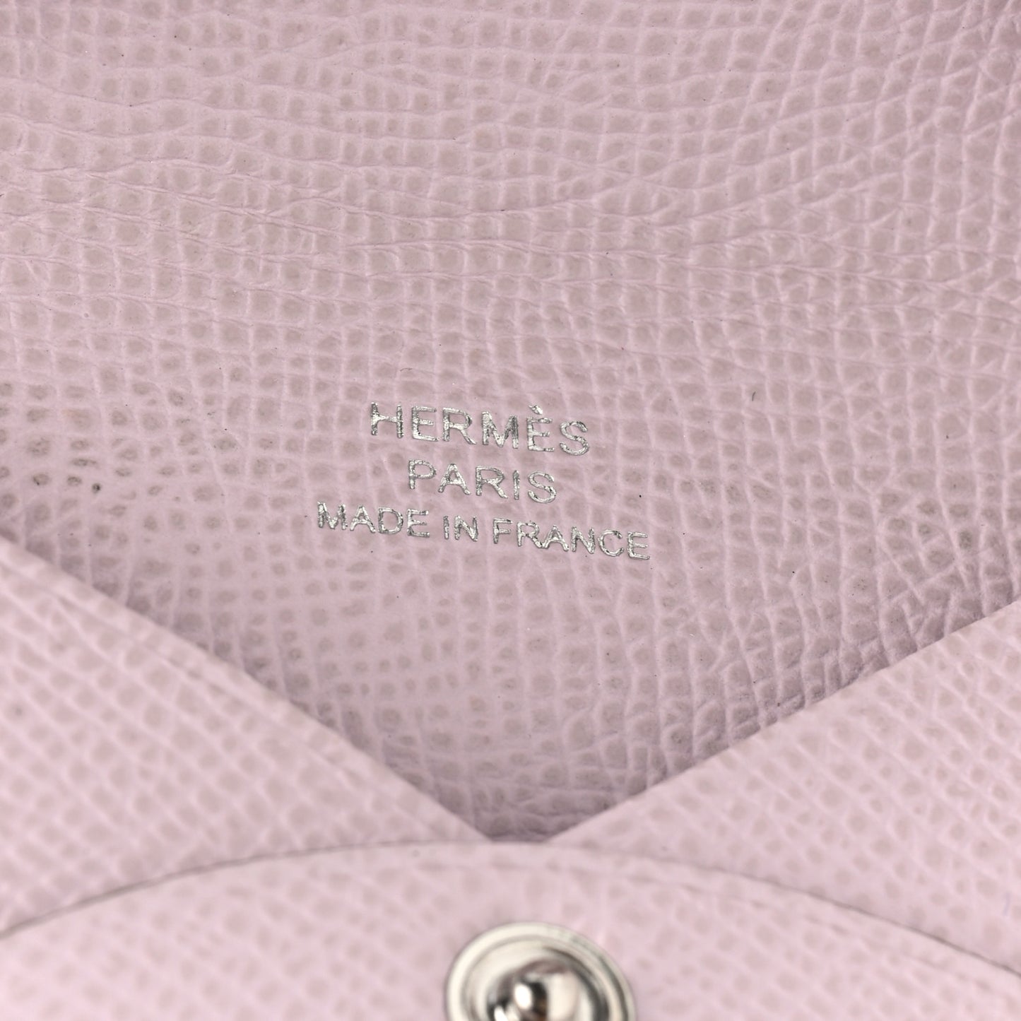Epsom Calvi Card Case Mauve Pale
