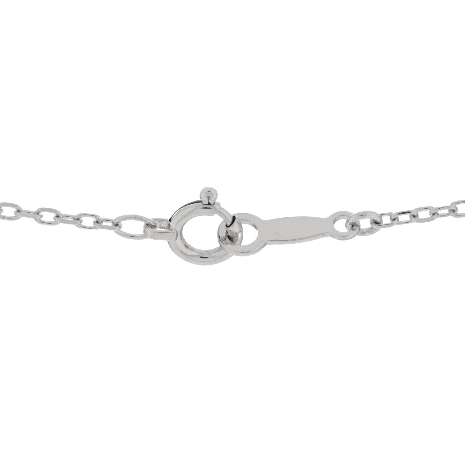 Mikimoto 18K White Gold Diamond Akoya Pearl 7mm Drop Pendant Necklace 3 of 4