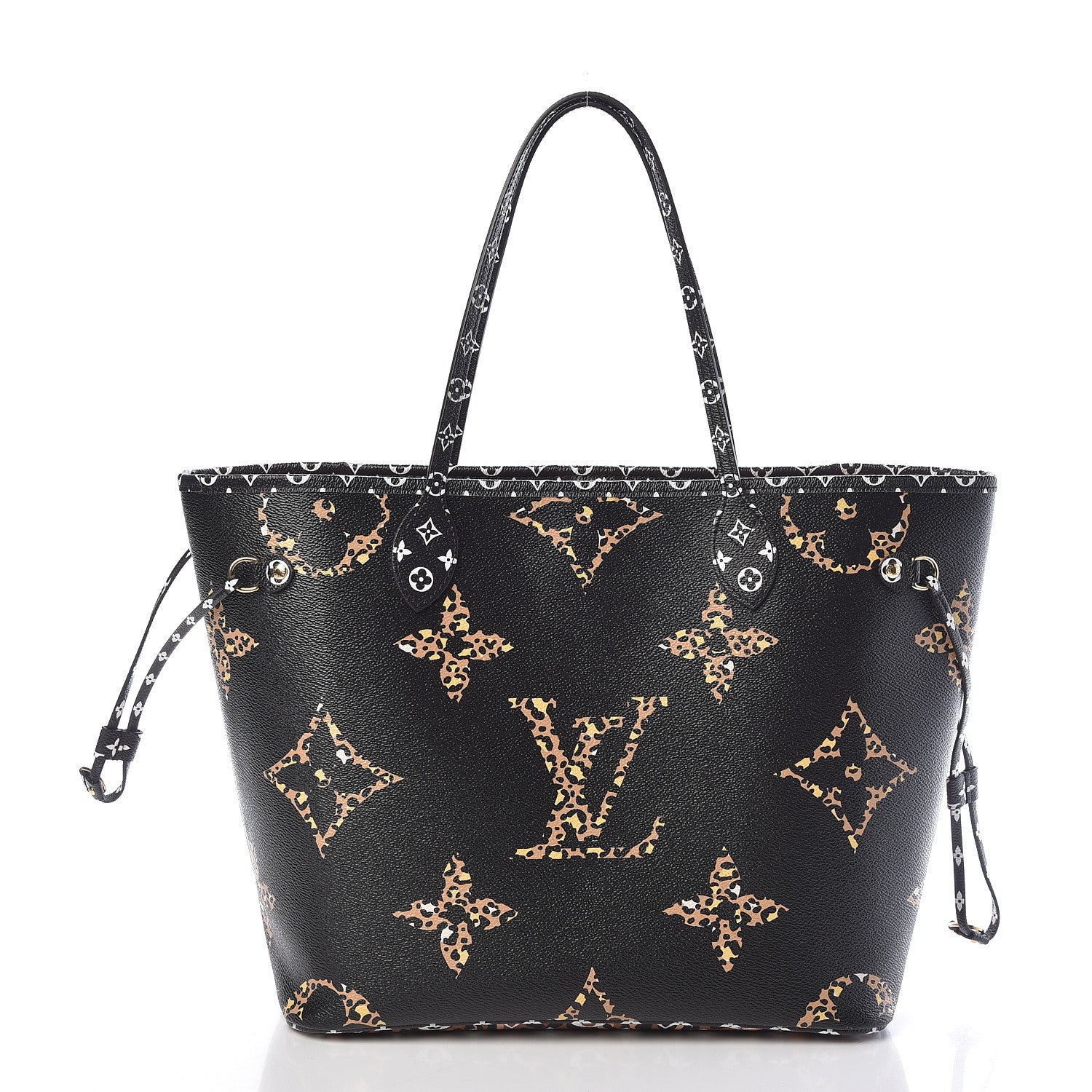 Louis Vuitton Monogram Giant Jungle Neverfull MM Black 3 of 11