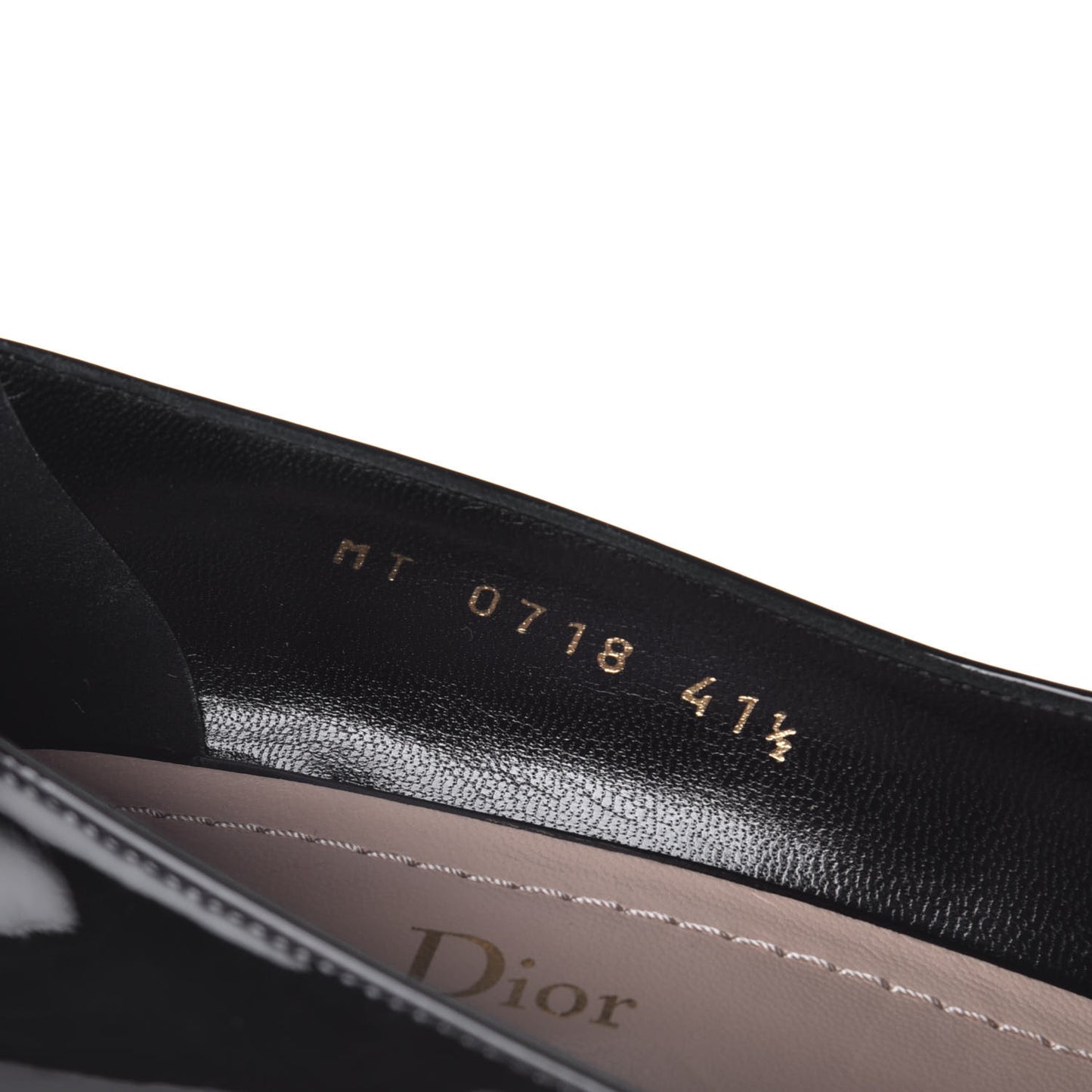 Patent Baby-D Ballet Pumps 41.5 Black