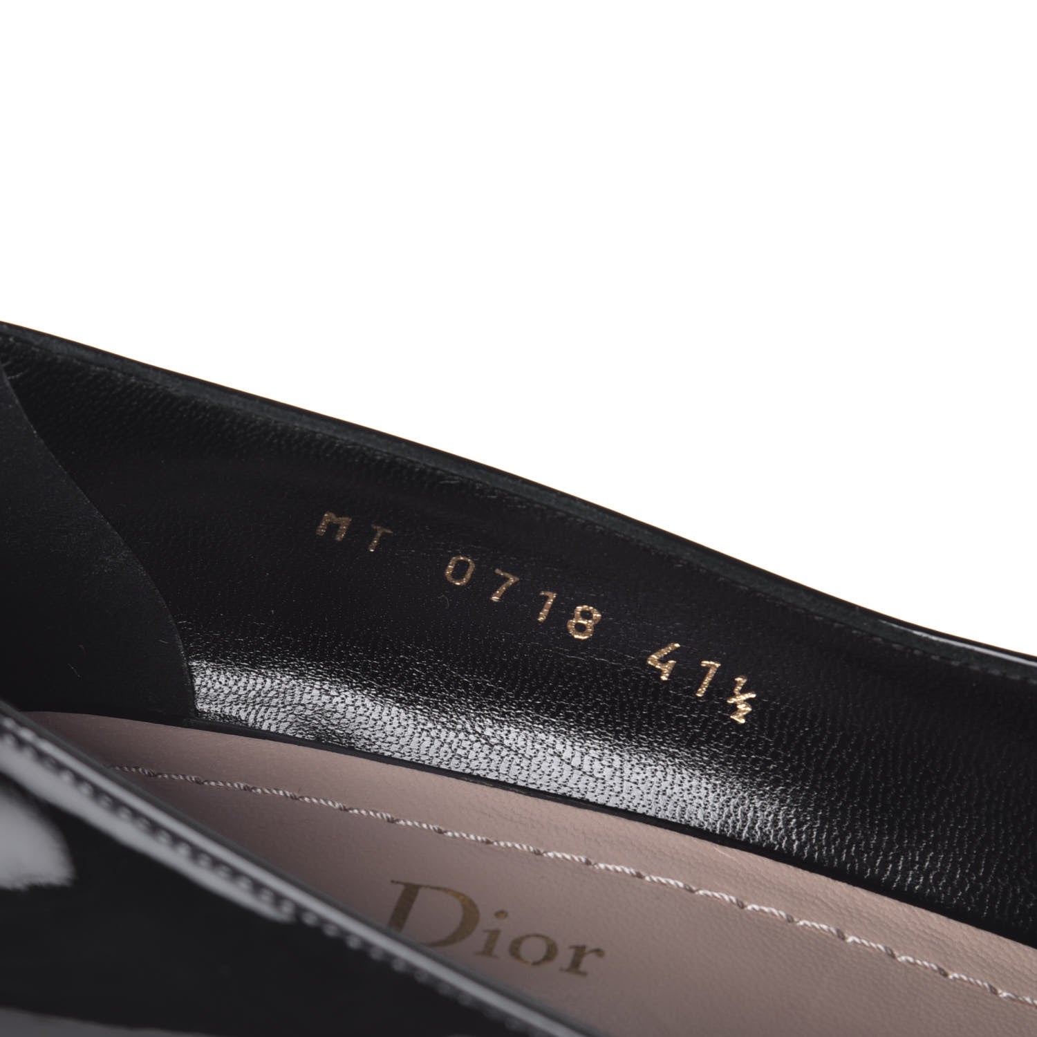 Christian Dior Patent Baby-D Ballet Pumps 41.5 Black 8 of 9