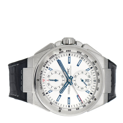 IWC Stainless Steel Alligator 45mm Ingenieur Racer Chronograph Automatic Watch IW378510 2 of 4