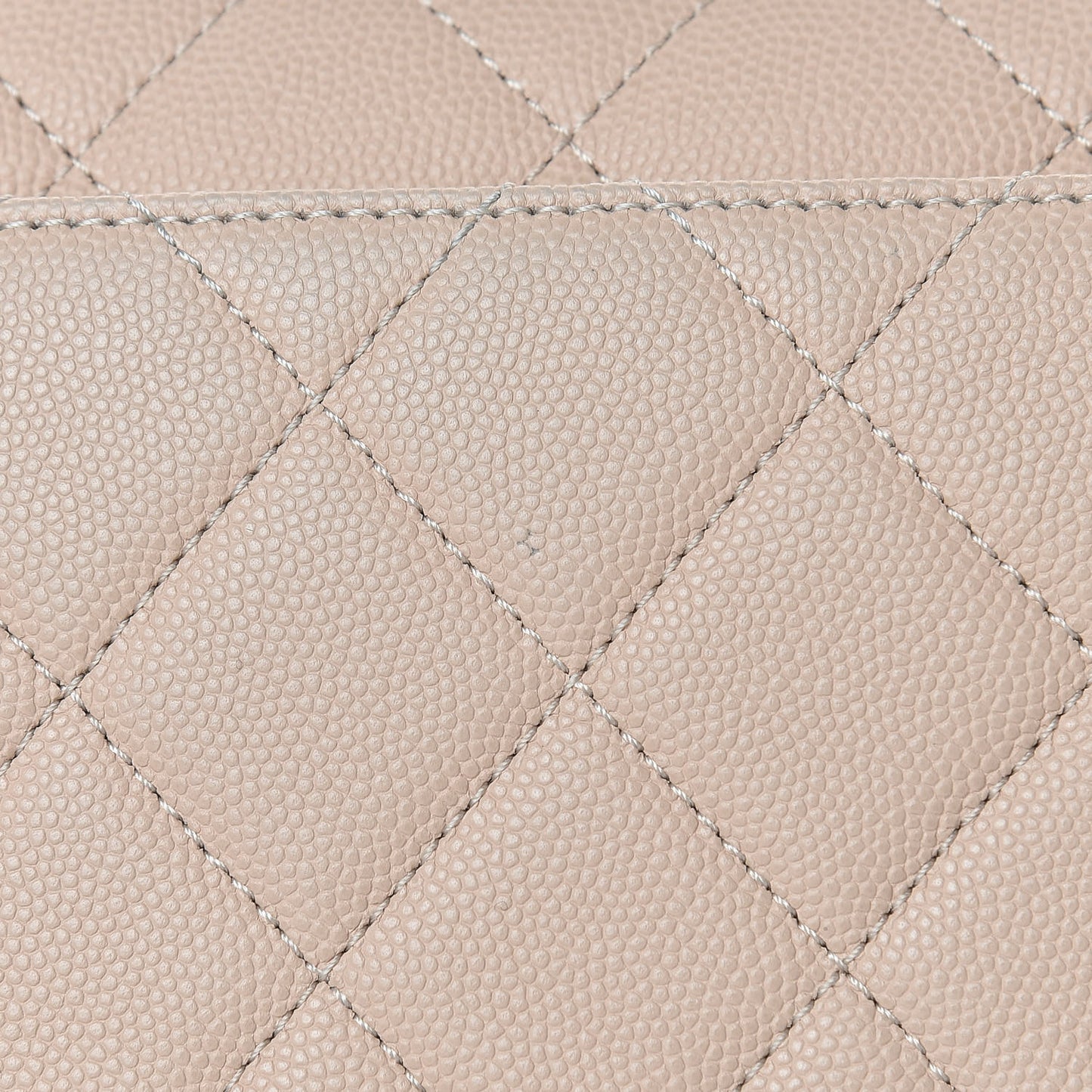 Caviar Quilted Medium Business Affinity Flap Light Beige
