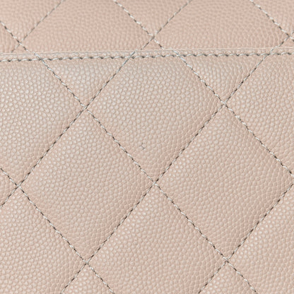 Chanel Caviar Quilted Medium Business Affinity Flap Light Beige 13 of 14