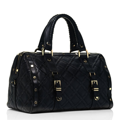 Versace Nappa Quilted Icon Bowler Black 2 of 7
