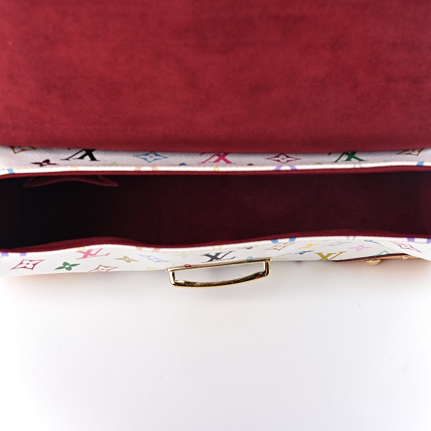 Monogram Multicolor Beverly MM White