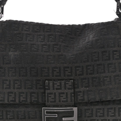 Fendi Zucchino Mama Baguette Black 8 of 19