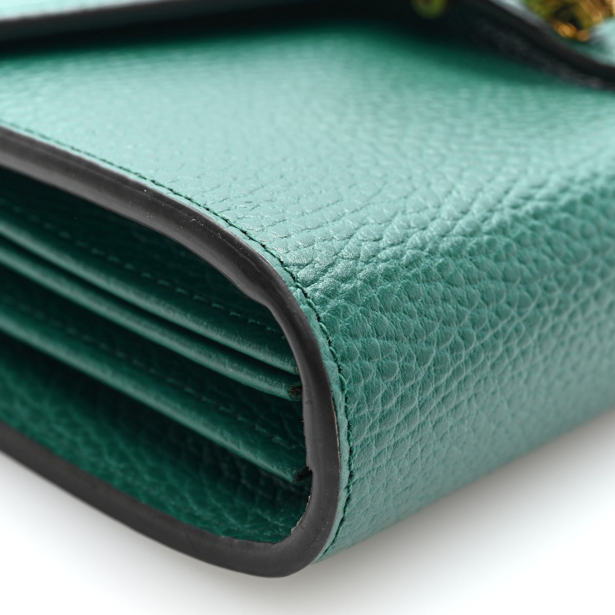 Calfskin Mini Dionysus Chain Wallet Emerald