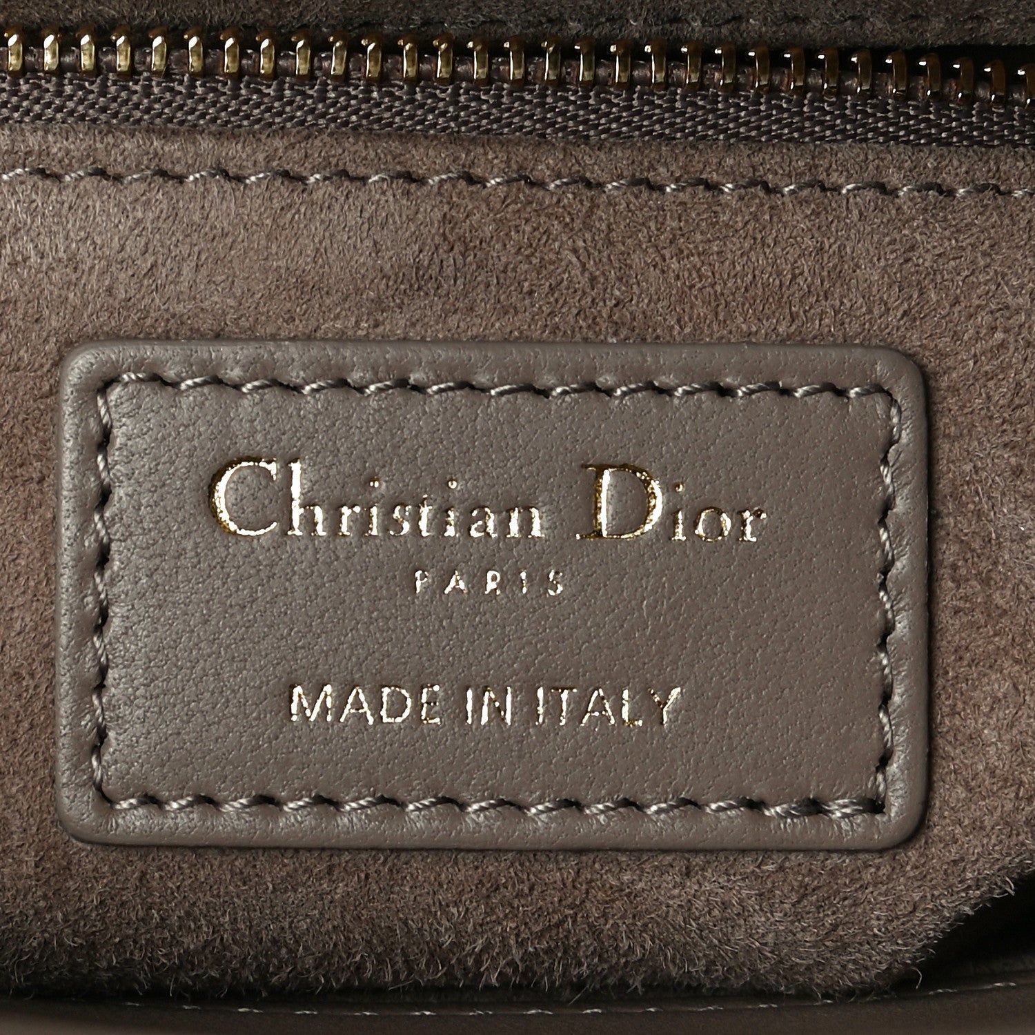 Christian Dior Lambskin Cannage Small My ABCDior Lady Dior Warm Taupe 6 of 13