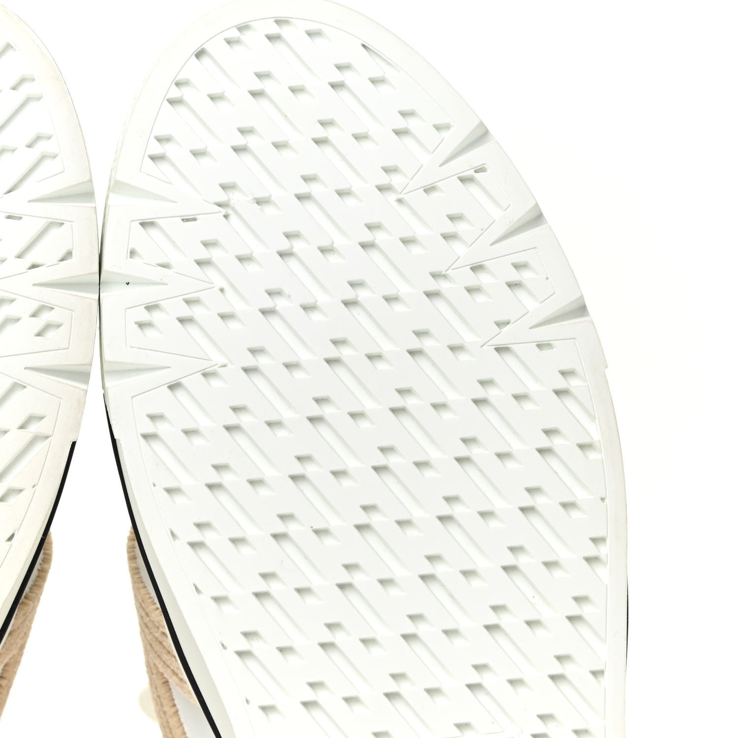 Hermes Calfskin Woolskin Dare Sneakers 37 White Ecru 8 of 14
