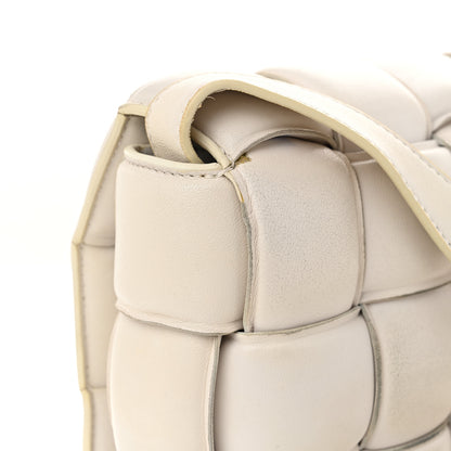 Bottega Veneta Nappa Maxi Intreccio Padded Cassette Crossbody Bag Chalk 16 of 16