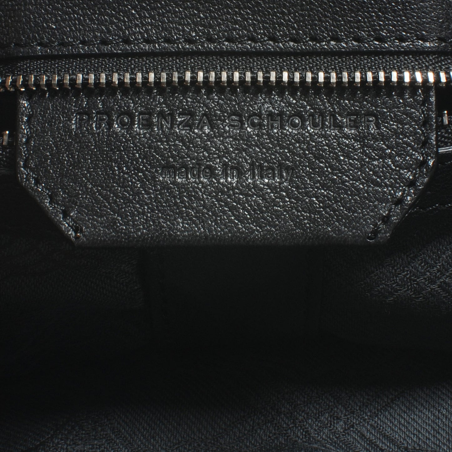 Lambskin PS1 Large Satchel Black