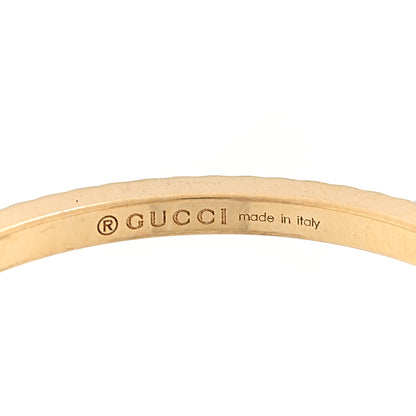Gucci 18K Yellow Gold GG Running Charm Ring 49 5 4 of 4