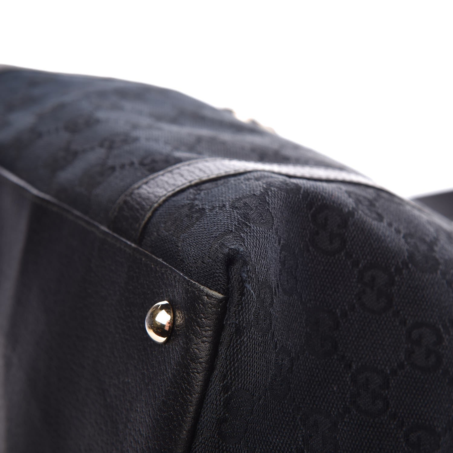 Gucci Monogram Abbey Medium Tote Black 12 of 14
